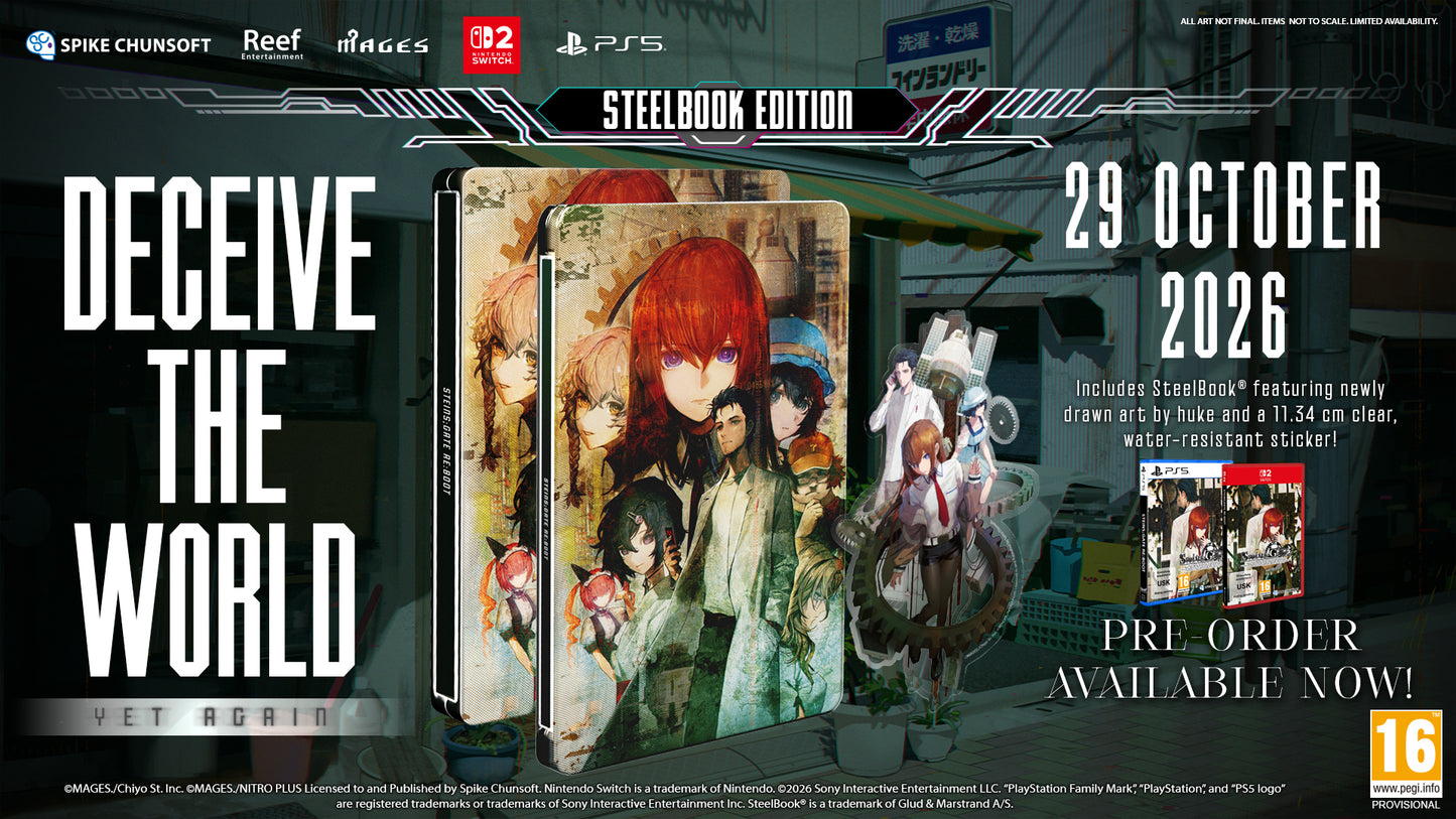 STEINS;GATE RE:BOOT SteelBook Edition