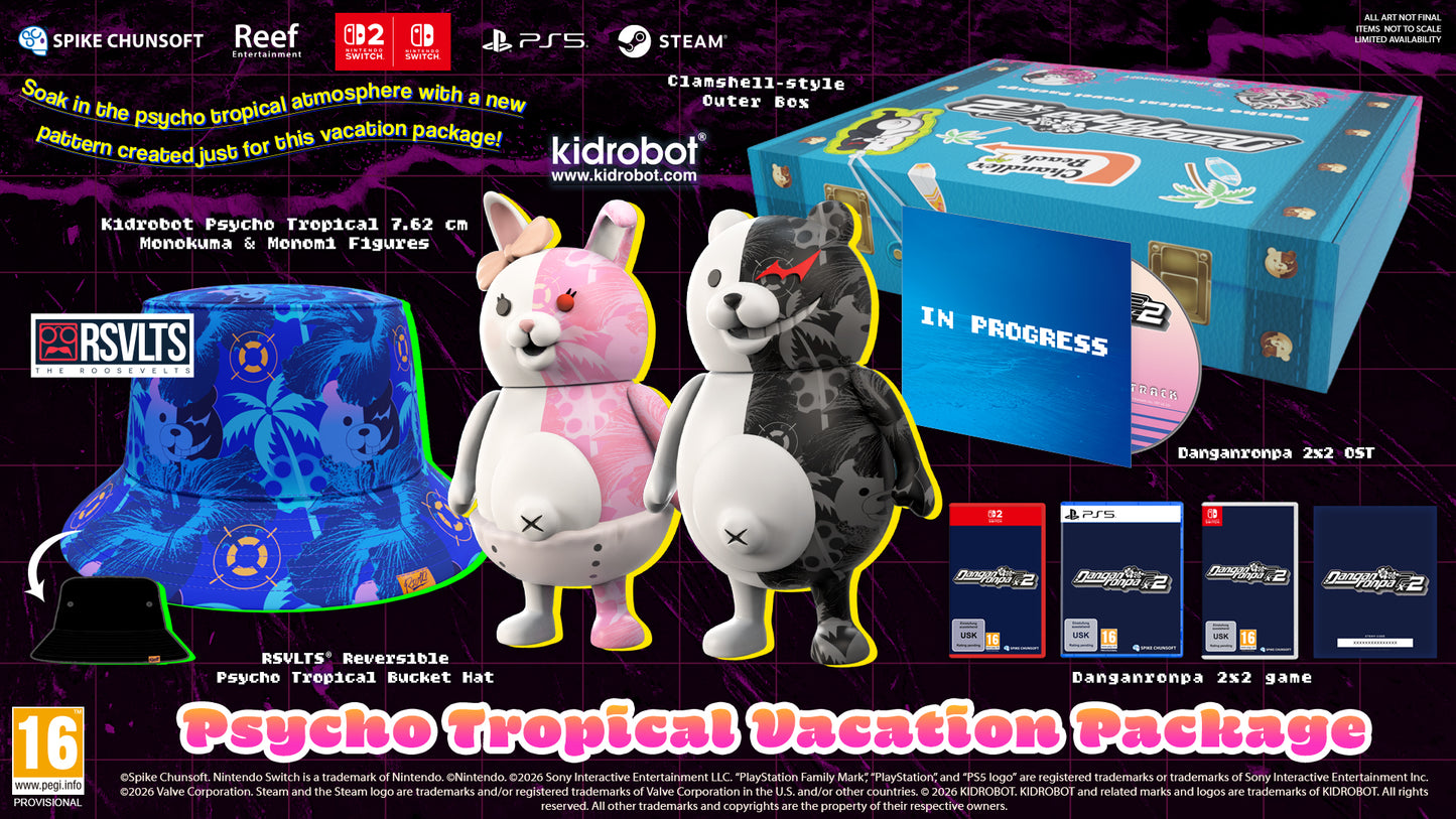 Danganronpa 2x2 Psycho Tropical Vacation Package